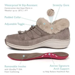 Aetrex Chrissy Arch Support Slip-On Shoe