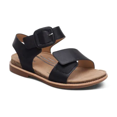Aetrex Claire Black Women's Sandal FC170