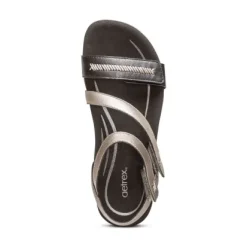 Aetrex Gabby Quarter Strap Sandal