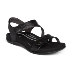Aetrex Jess Women's Black Sandal