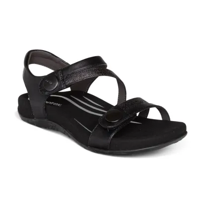 Aetrex Jess Women's Black Sandal