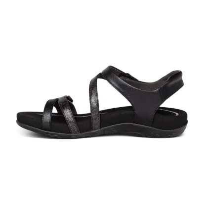 Aetrex Jess Women's Black Sandal