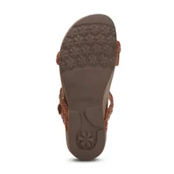 Aetrex Josie Ginger Women's Braided Slide SC222