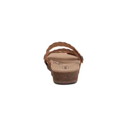 Aetrex Josie Ginger Women's Braided Slide SC222