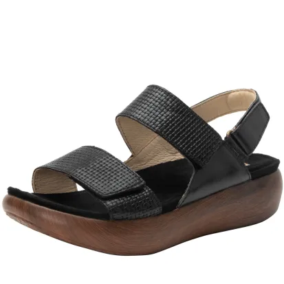 Alegria Bailee Woven Noir Women's Comfort Sandal
