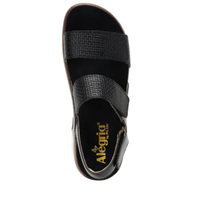 Alegria Bailee Woven Noir Women's Comfort Sandal