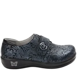 ALEGRIA Joleen Casual Women's Shoe in Navy Swish Print