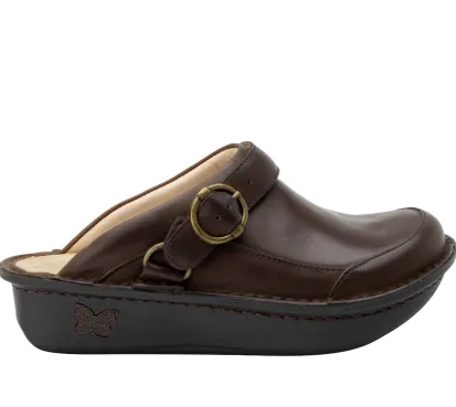 Alegria Seville Oiled Brown Clog
