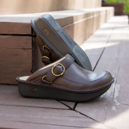 Alegria Seville Oiled Brown Clog