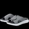 Alegria Sunie Stripes Women's Sport Slide Sandal