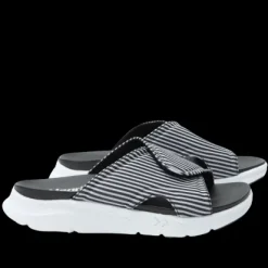 Alegria Sunie Stripes Women's Sport Slide Sandal
