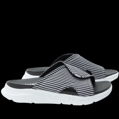 Alegria Sunie Stripes Women's Sport Slide Sandal