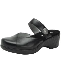 ALegria Sydni Black Leather Shoe