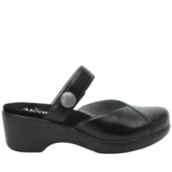 ALegria Sydni Black Leather Shoe
