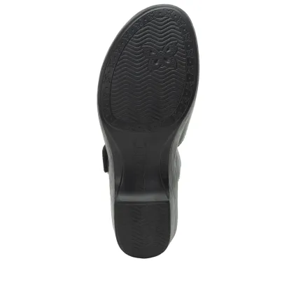 ALegria Sydni Black Leather Shoe