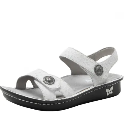 Alegria Vienna White Women's Sandal