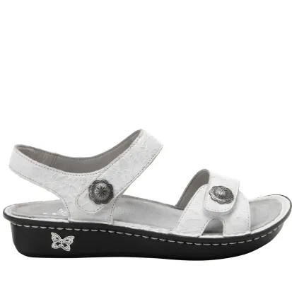 Alegria Vienna White Women's Sandal