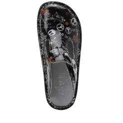 Alegria Women's Classic Peace & Love Clog