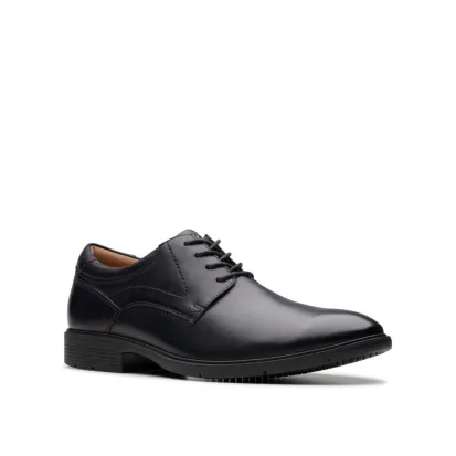 Clarks Eldredge Plain Men's Black Dress Shoe