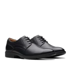 Clarks Eldredge Plain Men's Black Dress Shoe