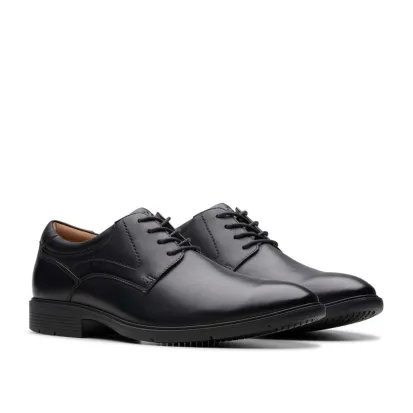 Clarks Eldredge Plain Men's Black Dress Shoe