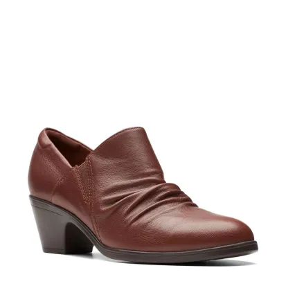 Clarks Emily2 Cove Tan Leather Slip-On