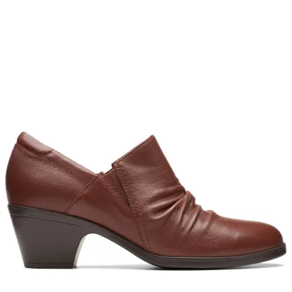 Clarks Emily2 Cove Tan Leather Slip-On