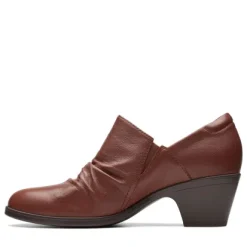 Clarks Emily2 Cove Tan Leather Slip-On