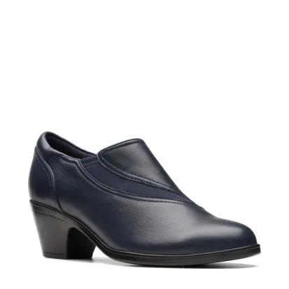 Clarks Emily2 Dove Leather Dress Shoe