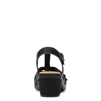 Clarks Emily2 Rose Women's Black Sandal