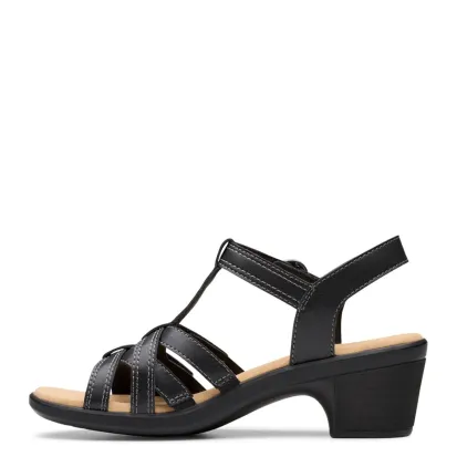 Clarks Emily2 Rose Women's Black Sandal