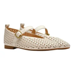 Clarks Fawna Jane Women's Cream Flat