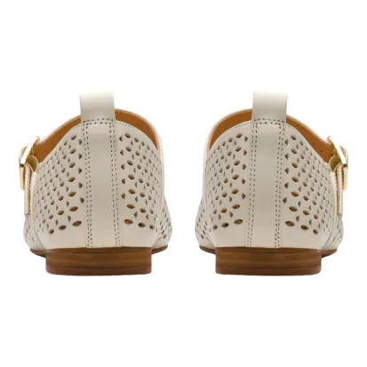 Clarks Fawna Jane Women's Cream Flat