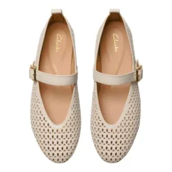 Clarks Fawna Jane Women's Cream Flat