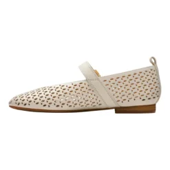 Clarks Fawna Jane Women's Cream Flat