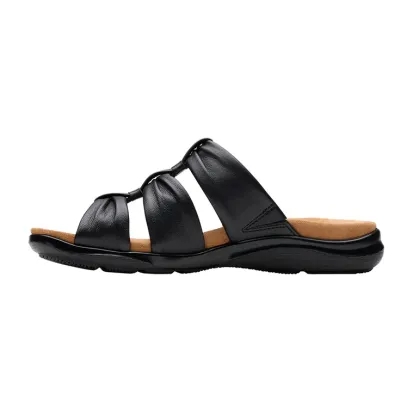 Clarks Kitly Slide Black Women's Sandal