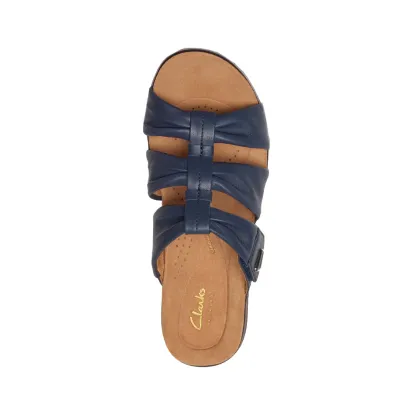 Clarks Kitly Slide Women's Navy Sandal
