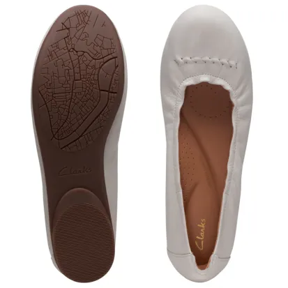 Clarks Rena Hop White 26170590