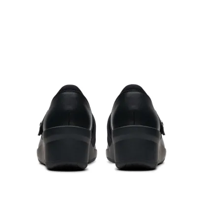 Clarks Suttyn May Women's Black Leather Mary-Jane