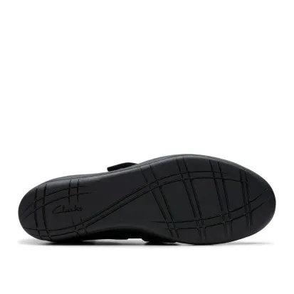 Clarks Suttyn May Women's Black Leather Mary-Jane