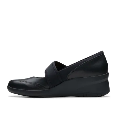 Clarks Suttyn May Women's Black Leather Mary-Jane
