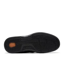 Clarks Un Briley Pace Men's Black Leather Shoes