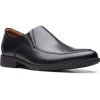 Clarks Whiddon Step Slip On Black Leather