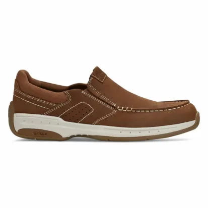 Dunham Waves Tobacco Men's Slip-on Shoe