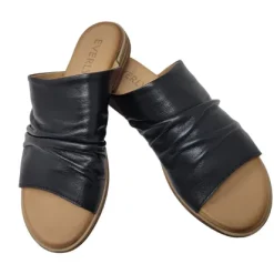 Everly Lauren 04 Black Women's Slide Sandal