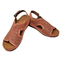 Everly Nancy 02 Coral Leather Sandal