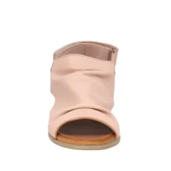 Everly Vera 01 Nude Women's Back Strap Leather Sandal