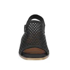 Everly Women's Tessa 01 Black Casual Back Strap Sandals