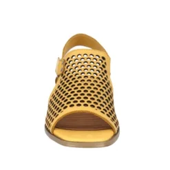 Everly Women's Tessa 01 Mustard Casual Back Strap Sandal