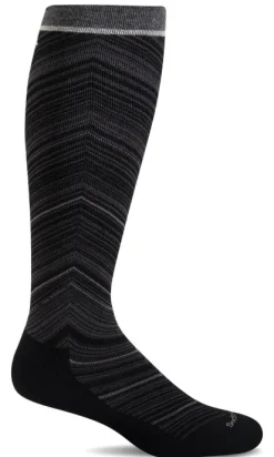 Full Flattery - Moderate Graduated Compression, Wide Calf Fit - Womens